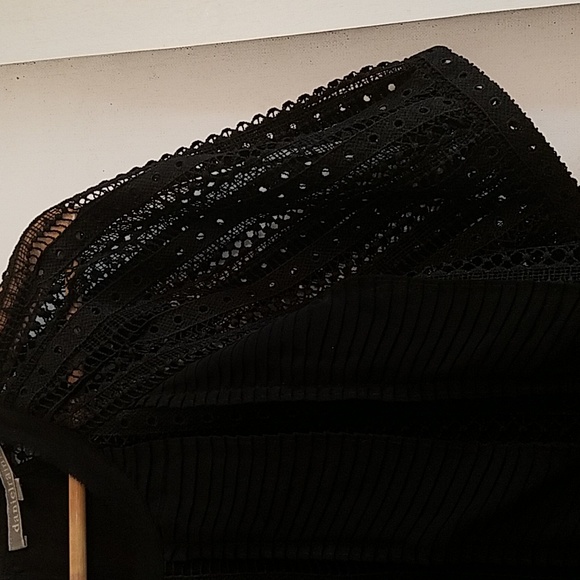 Anthropologie | Lace Ruffle Blouse - Picture 5 of 8